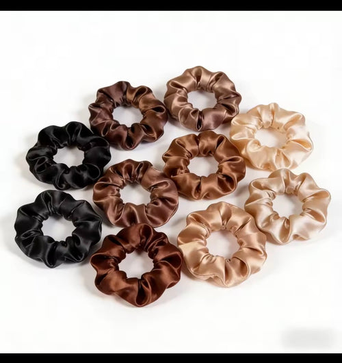 Workout Hair Scrunchie 5-pack (Satin)