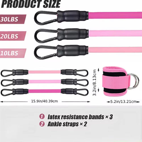Ankle Resistance Band Set